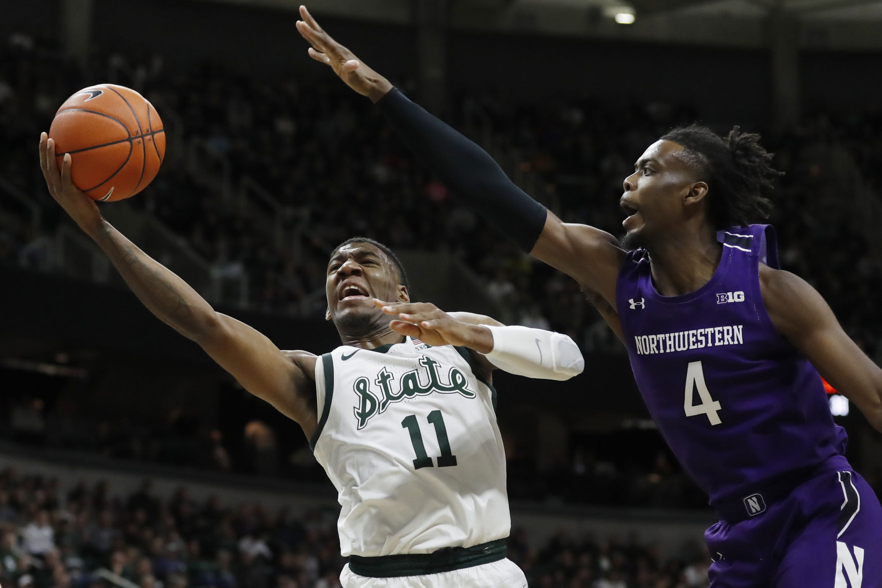 Michigan State forward Aaron Henry